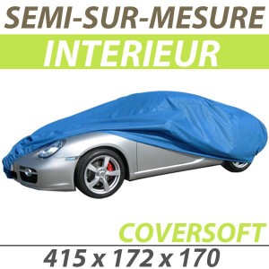 Bache intérieure semi-sur-mesure en Polypropylène COVERSOFT - Bache voiture : Housse protection Nissan Note Bache intérieure semi-sur-mesure en Polypropylène COVERSOFT - Bache voiture : Housse protection Nissan Note